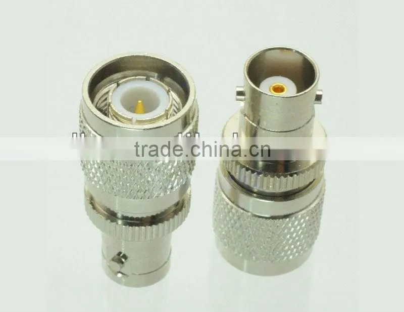 RF coaxial adapter TNC male plug to BNC female jack connector