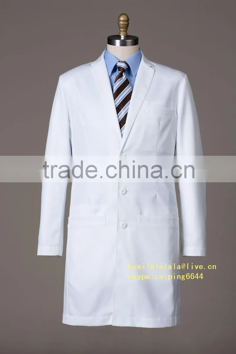 Fashionable hospital uniform designs /High Quality white Lab Coat with printing