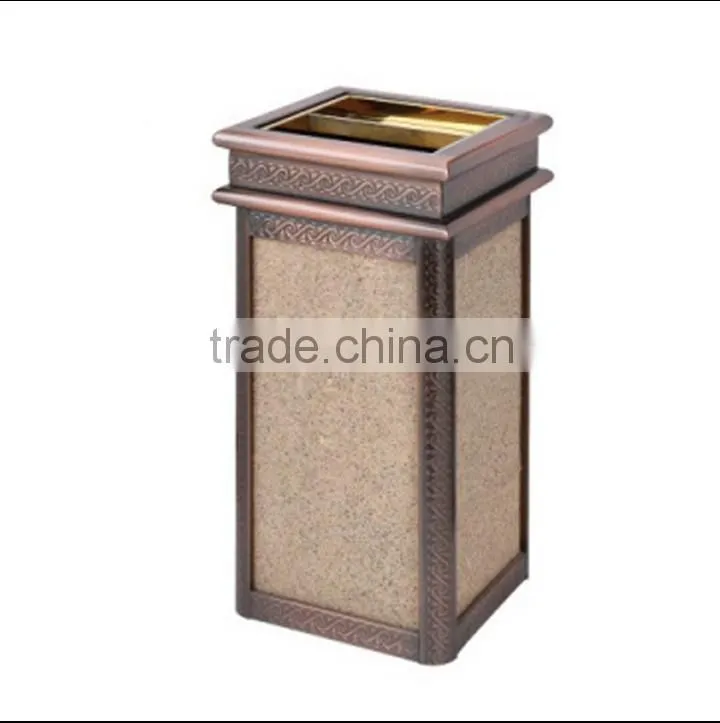 Square ground ash can bucket hotel lobby cigarette ash Bin