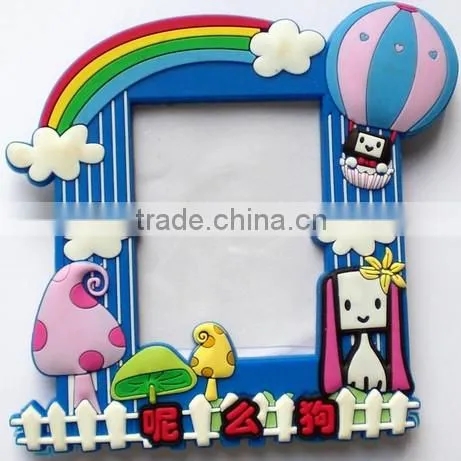 Soft 3D Pvc Rubber Photoes Frame Picture Frame