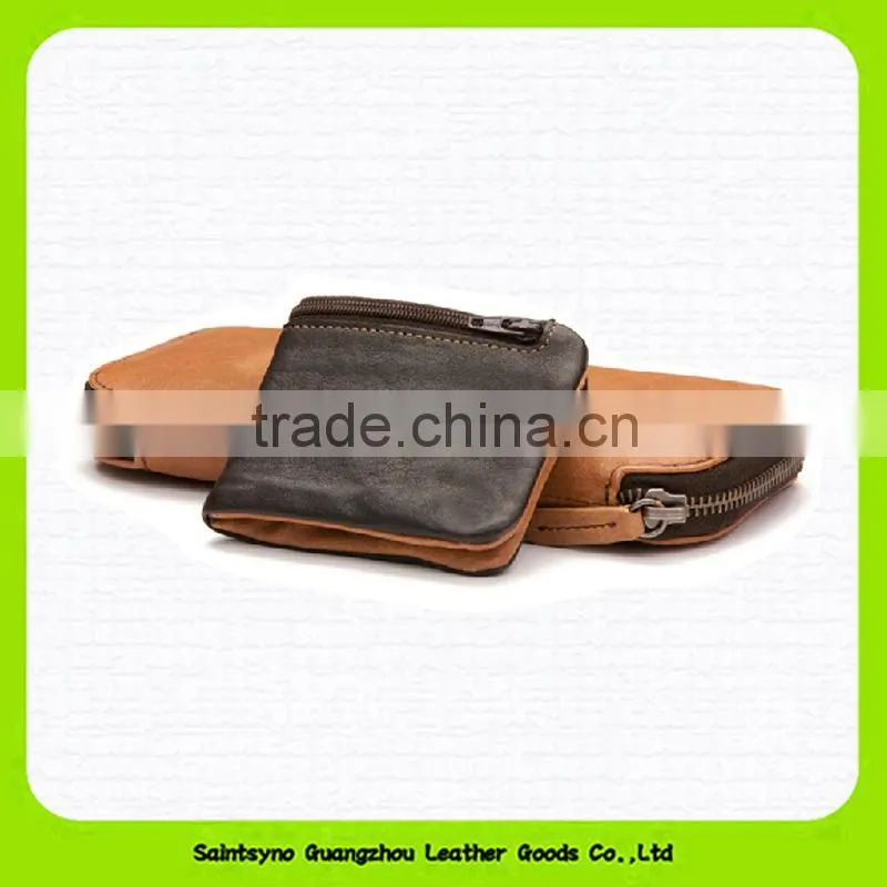 15603B Fashion leisure cow leather simple classic men's wallet