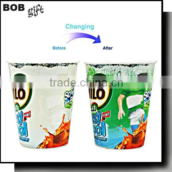 Promotional 600mL Cold Color-changing Custom Plastic Cup
