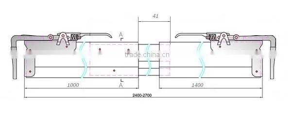 aluminium telescopic cargo plank