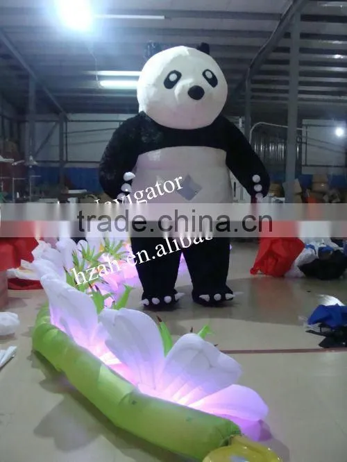 Moving Inflatable Panda Costume