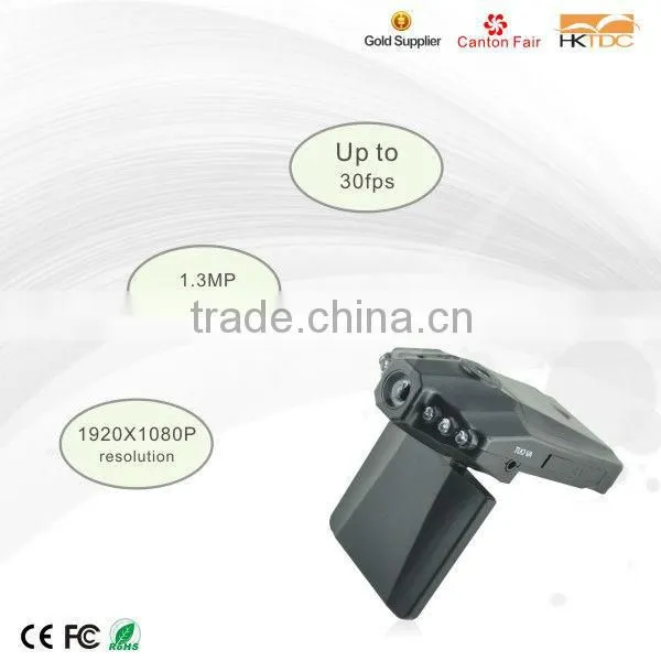 Lowest price F8000 selling car dvr with 2.0"display 8 IR lights