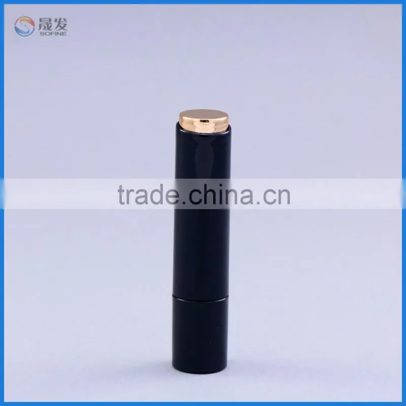 Manufacturers wholesale plastic Black lipstick tube