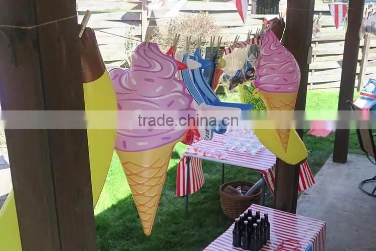 36 Inch - Child Toys Inflatable PVC Ice Cream Set