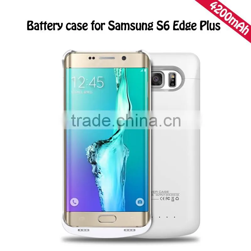 For Samsung Glaxy S6 edge Plus Newest Power Bank Case 4200mAh Battery Case for Samsung