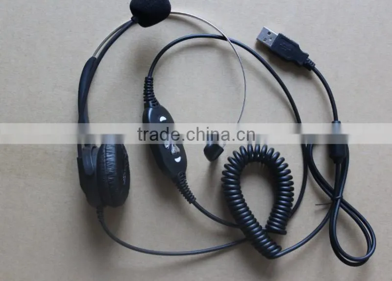 Monaural type call center headset with rj11 for call center with QD optional (OEM/ODM)