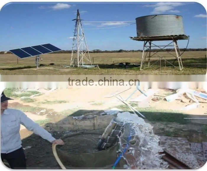 Solar irrigation system for agricultural irrigation
