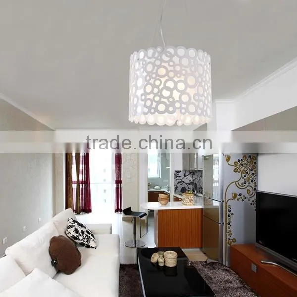 New arrival simple style customized acrylic carved lampshade for sell