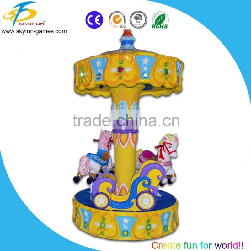 2016 new carousel game horse carousel ride car carousel machine