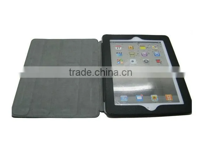 Stand leather case for ipad4