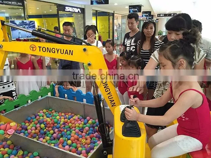2016 amusement kids machine mini excavator prices kids excavator rides for sale