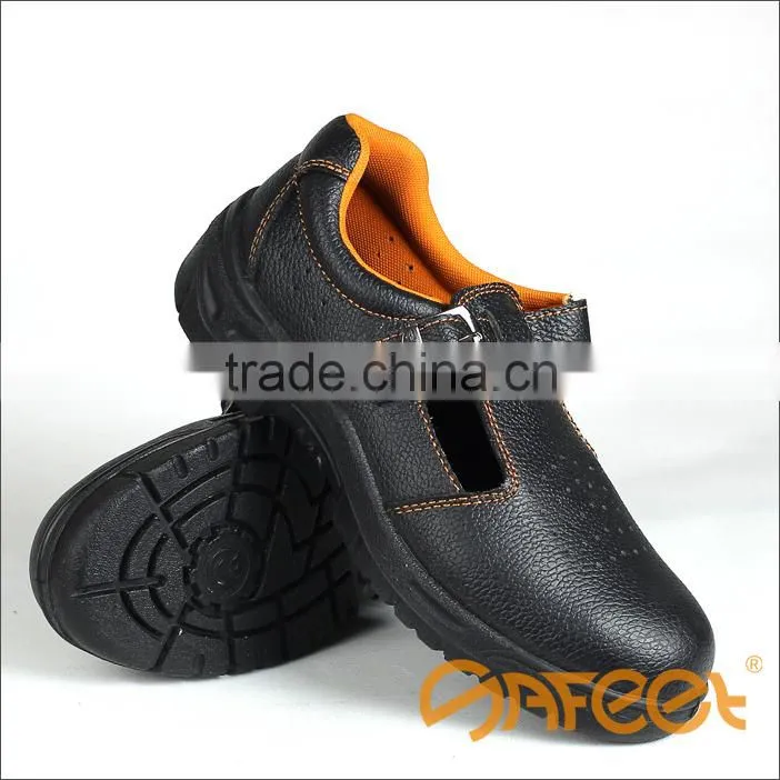 Low-cut buffalo leather steel toe cap sandal safety shoes dielectric safety shoes labour shoes with composite toe cap (SA-5101)