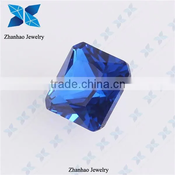 Natural star dark blue sapphire gemstones for jewelry