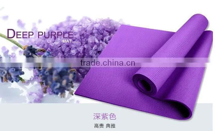 High Quality ECO-Friendly 6mm PVC Yoga Mat Indoor Fitness Equipments Environmental protection Yoga Mat
