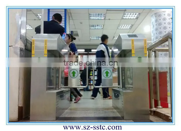 Stainless steel turnstile,security swing gate turnstile,supermarket turnstile