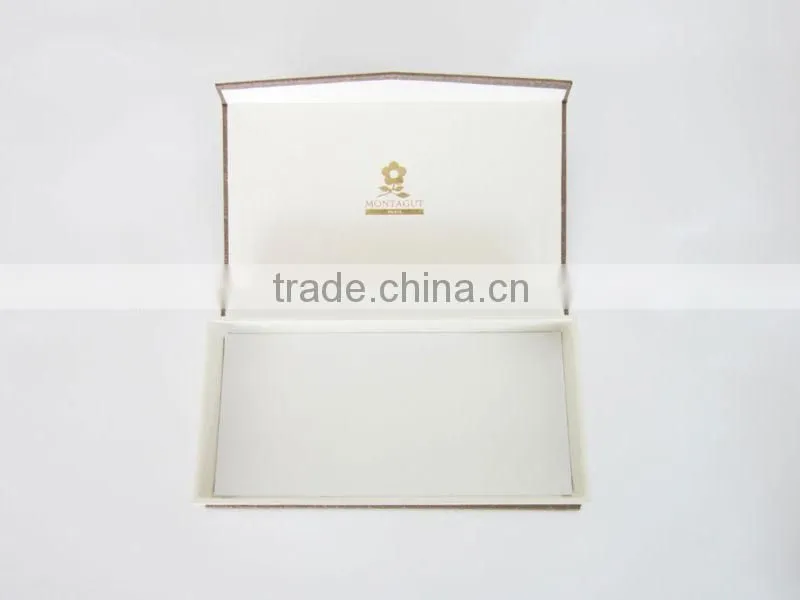 Fancy paper packaging book shape box with magnet