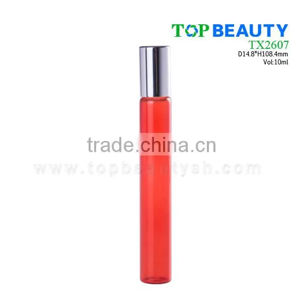TX2607-1 Metallized essential oil bottle cosmetic glass bottle