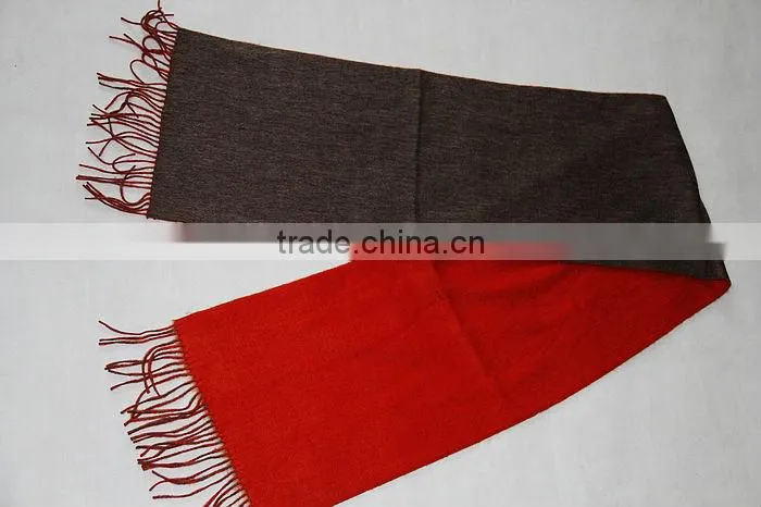 double side 100% cashmere scarf