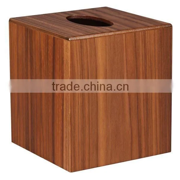 2016 year china suppliers sale ISO9001&FSC&SA8000 Decorative wooden tissue toilet paper box with high quality