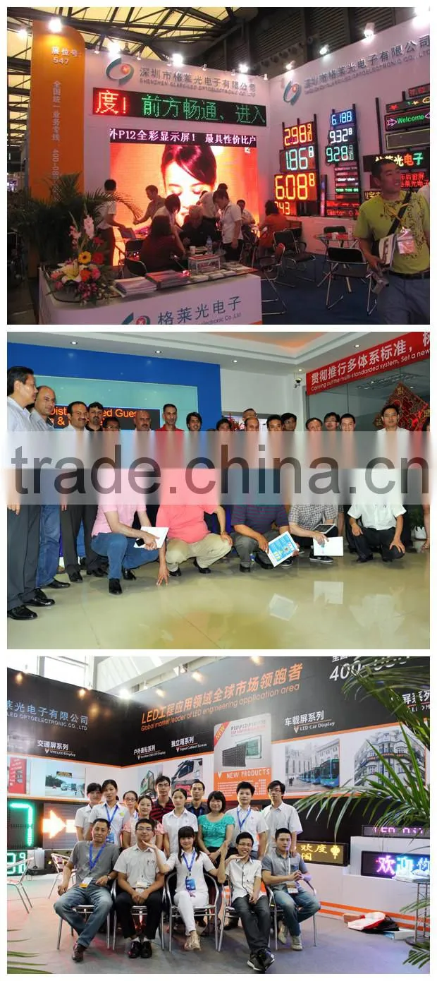 P10 DIP full color pole led screen display
