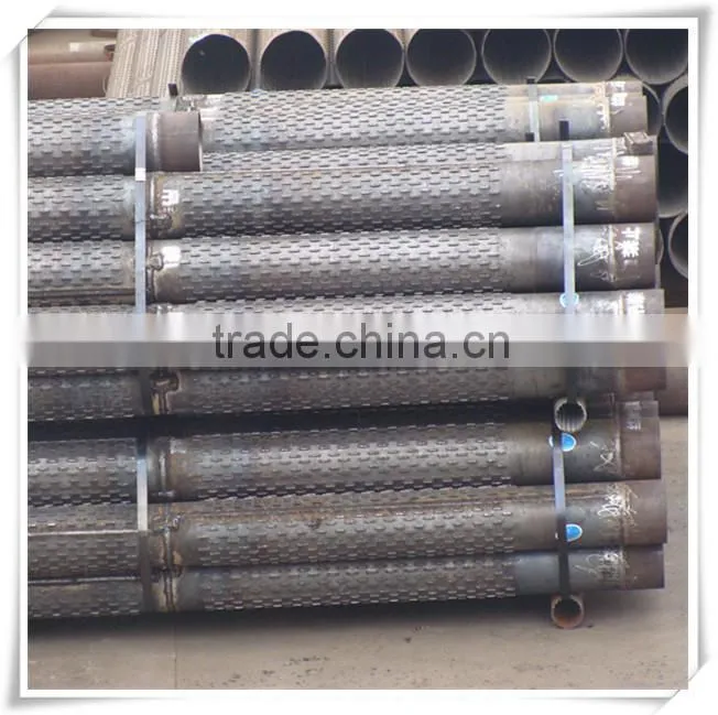 factory carbon steel bridge slot pipe for water