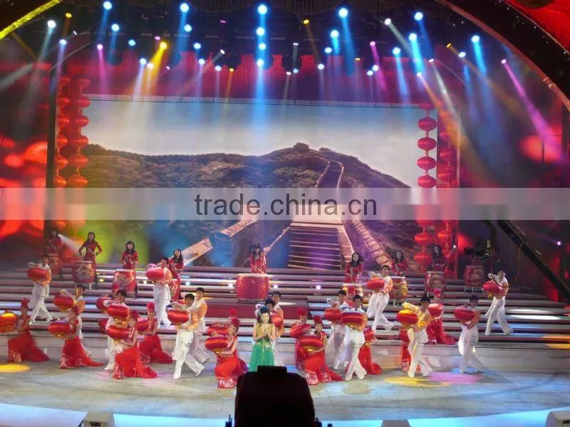 HD ph6 SMD 3 in 1 indoor video stage background led display screen