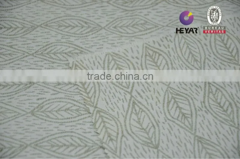hospital bed sheet leaf patterned fabric