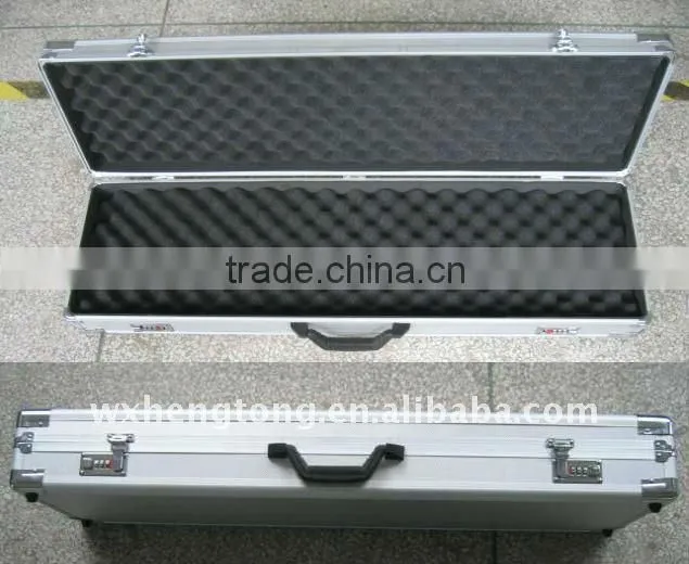 silver color Aluminum RIFLE case