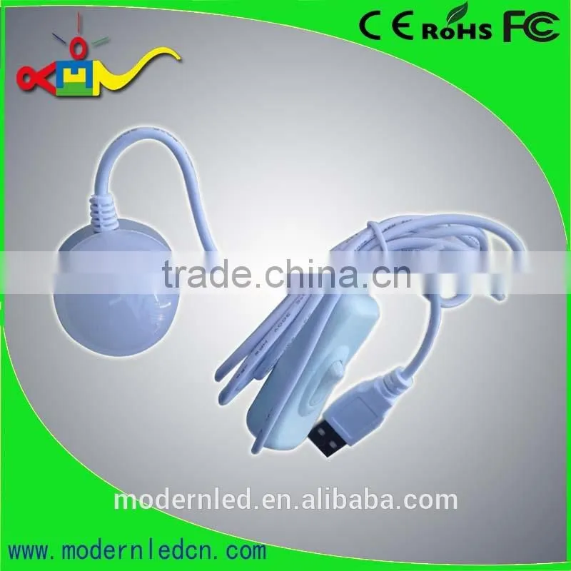 New style USB 3w LED Table light with switch and magnetic celing sheet