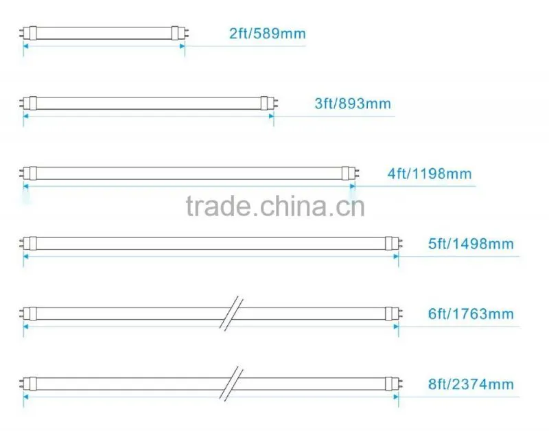 360 nano t8 led tube light 18-19w lampada de led