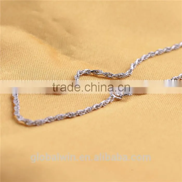 VN006 Fashion Wholesale 925 Sterling Silver Chain Necklace Jewelry