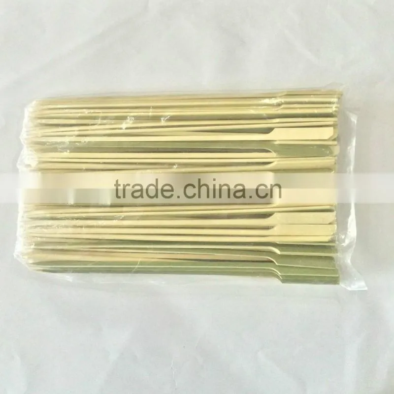 Eco-friendly flag bamboo skewer paddle skewer pick