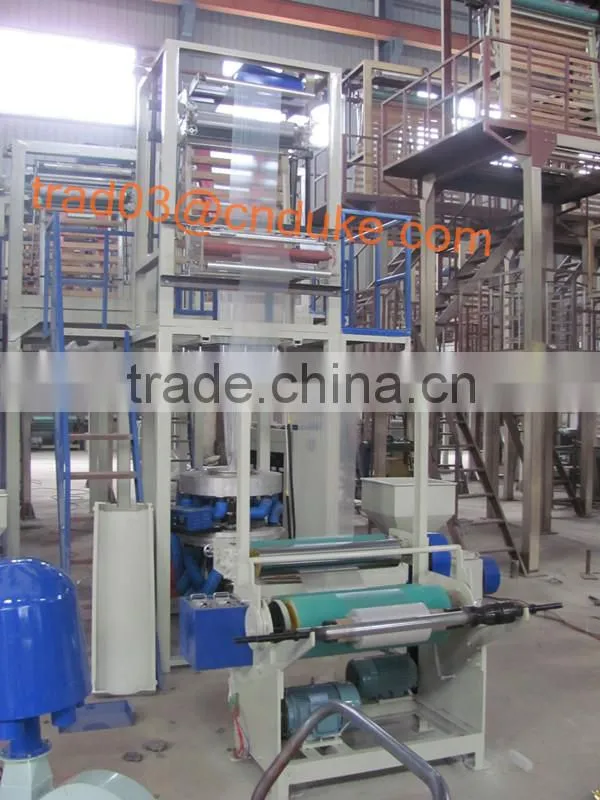 Full automatic High speed Plastic Pe agriculture film blowing machine