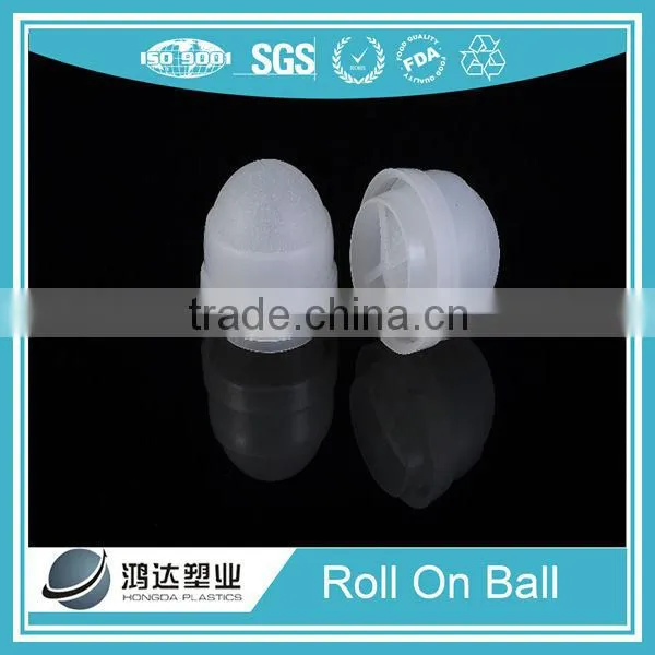 Plastic roll on deodorant ball supplier from HONGDA roll on
