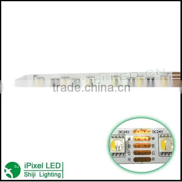dc12v /24v rgbw 60led built-in one 5050 flexible led strip