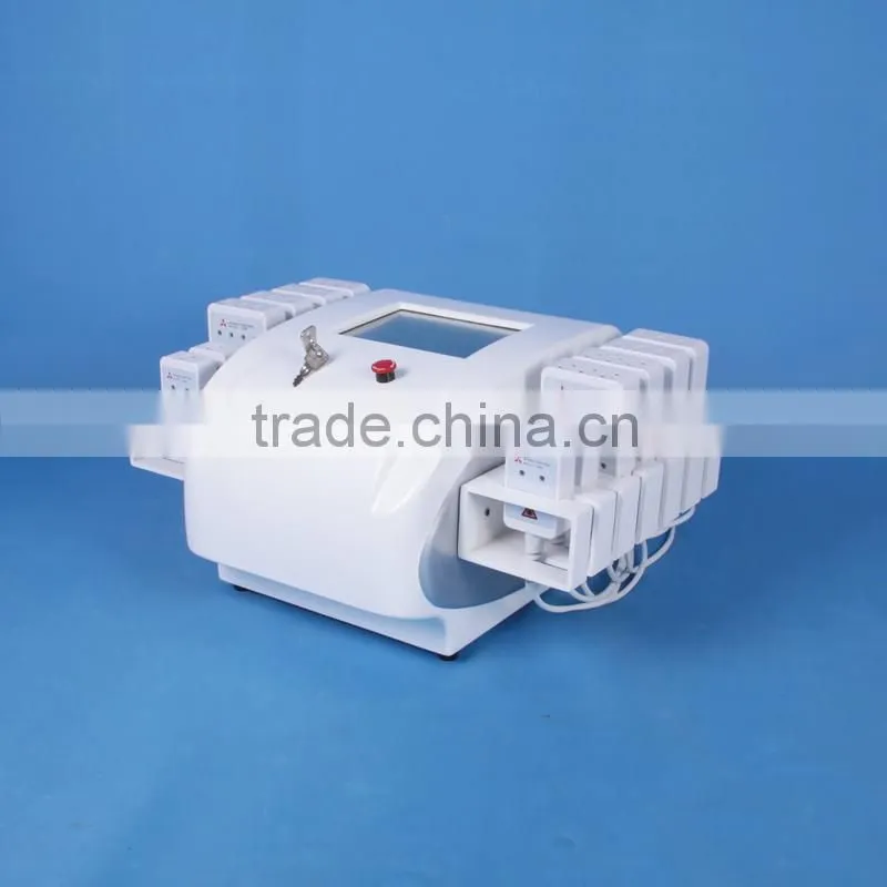 12 pads diode laser effective fat removal lipo laser 650nm 980nm mitsubishi lipo laser machine for sale