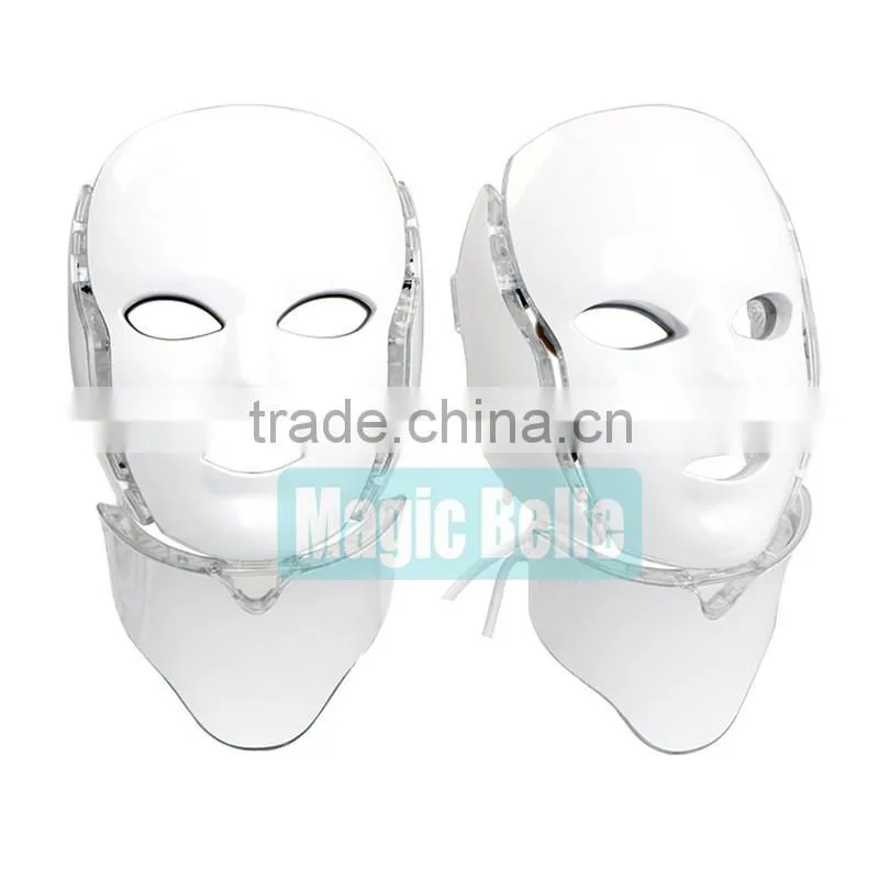 Newest generation 3 colors light Photon PDT LED Facial Skin Rejuvenation with CE