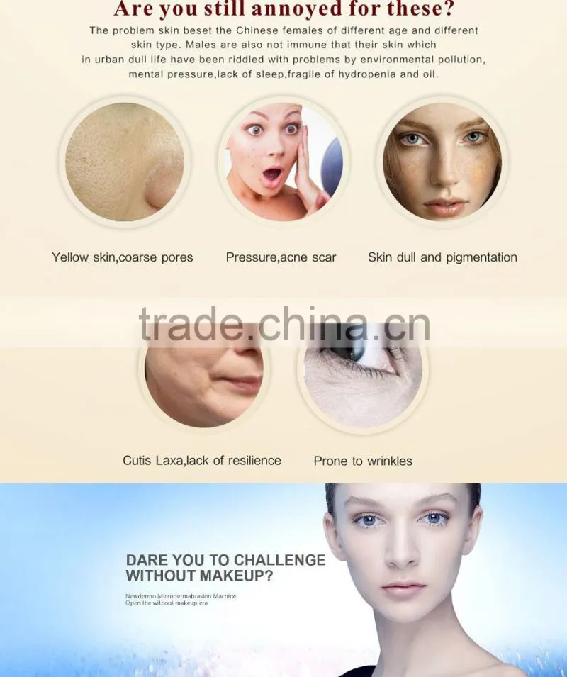 Rechargeable Diamond Microdermabrasion Machine Vacuum Blackhead Suction Pores Cleaning Machine for Skin Cleaning