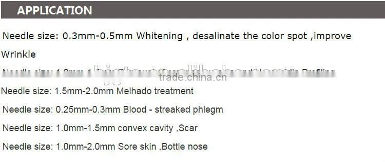 derma roller 540 titanium,dermaroller with bottom price