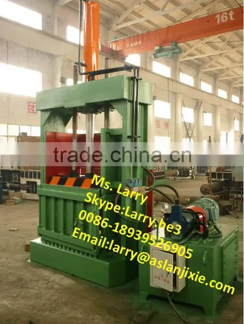 pet bottle baling machine/cardboard baling press machine/waste paper baling machine