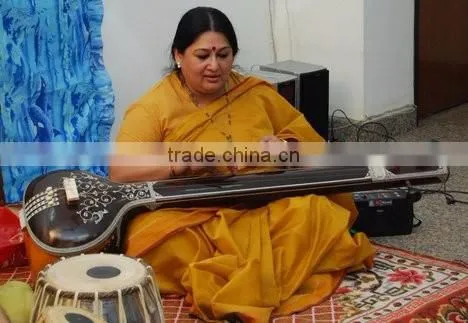 MALE TANPURA Tambura WITH FIBER BOX Indian Musical Instrument Rajasthan India