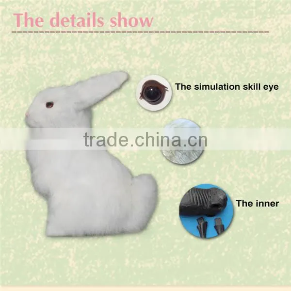 rabbit make fur life size animal replica easter bunny carrot doll