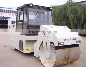 2YJ8X10 and 2YJ6X8 double drum hydraulic articulated steering road roller