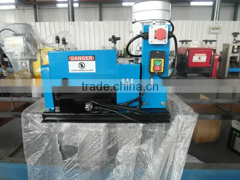 HW-009 Hot sale electric wire stripper machine /cable stripper machine and cable making equipment with CE1-42mm