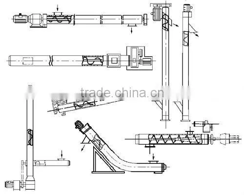 Hot Sale LSY200-6 Screw Conveyor For Silo Cement