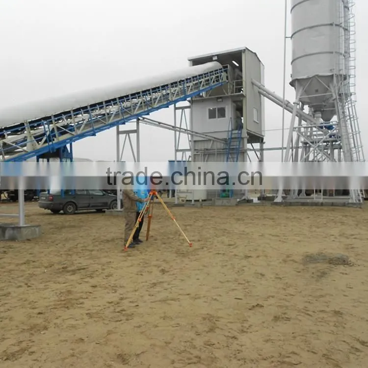 Portable precast concrete mixing plant hot sale in Russia