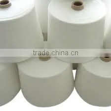 bamboo cotton single and double yarn